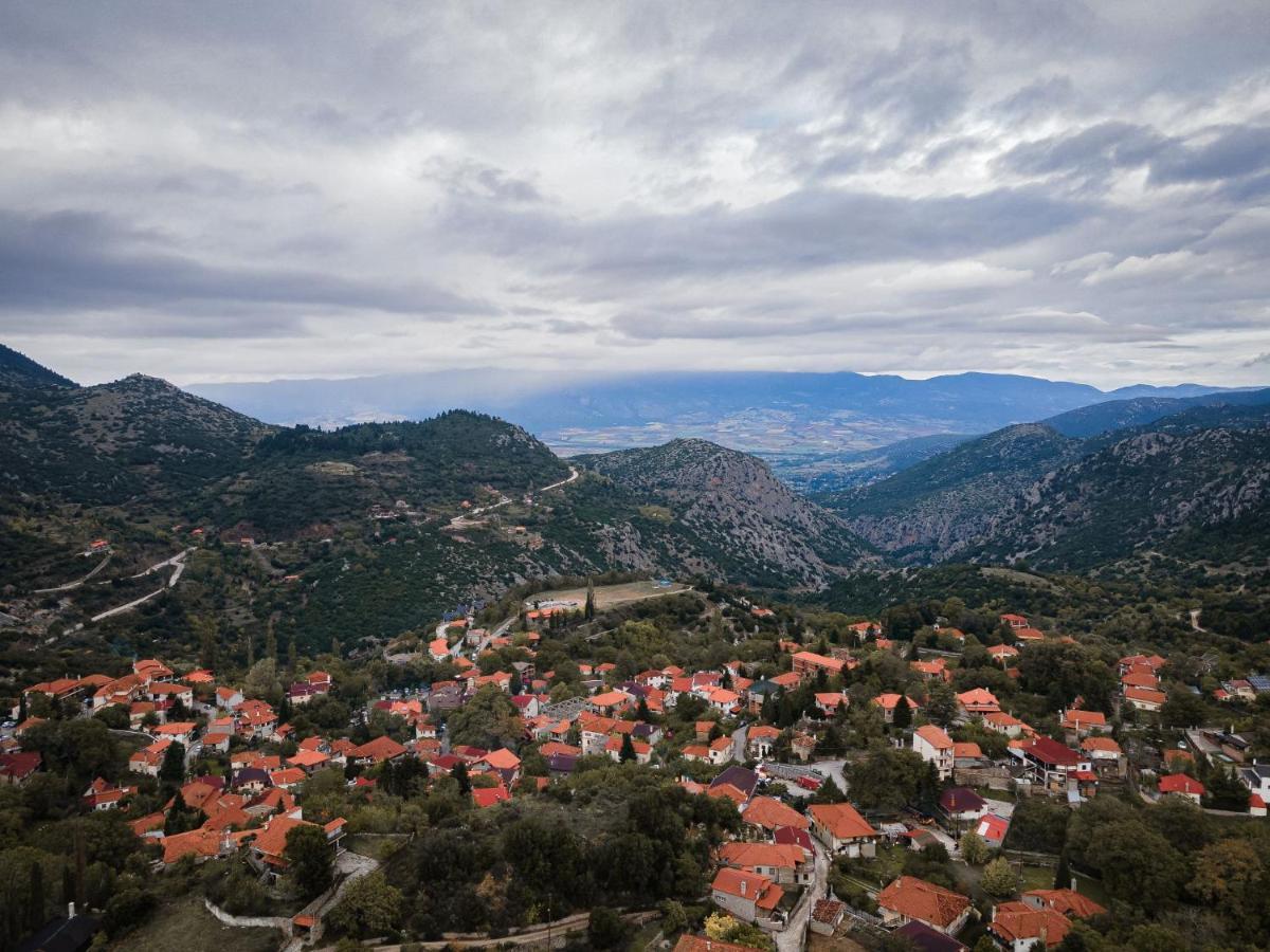 Parnassus Dreamwood Chalet Eptálofos Eksteriør billede
